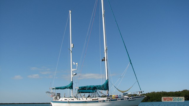 Die Segelyacht BRAVEHEART, Florida Keys